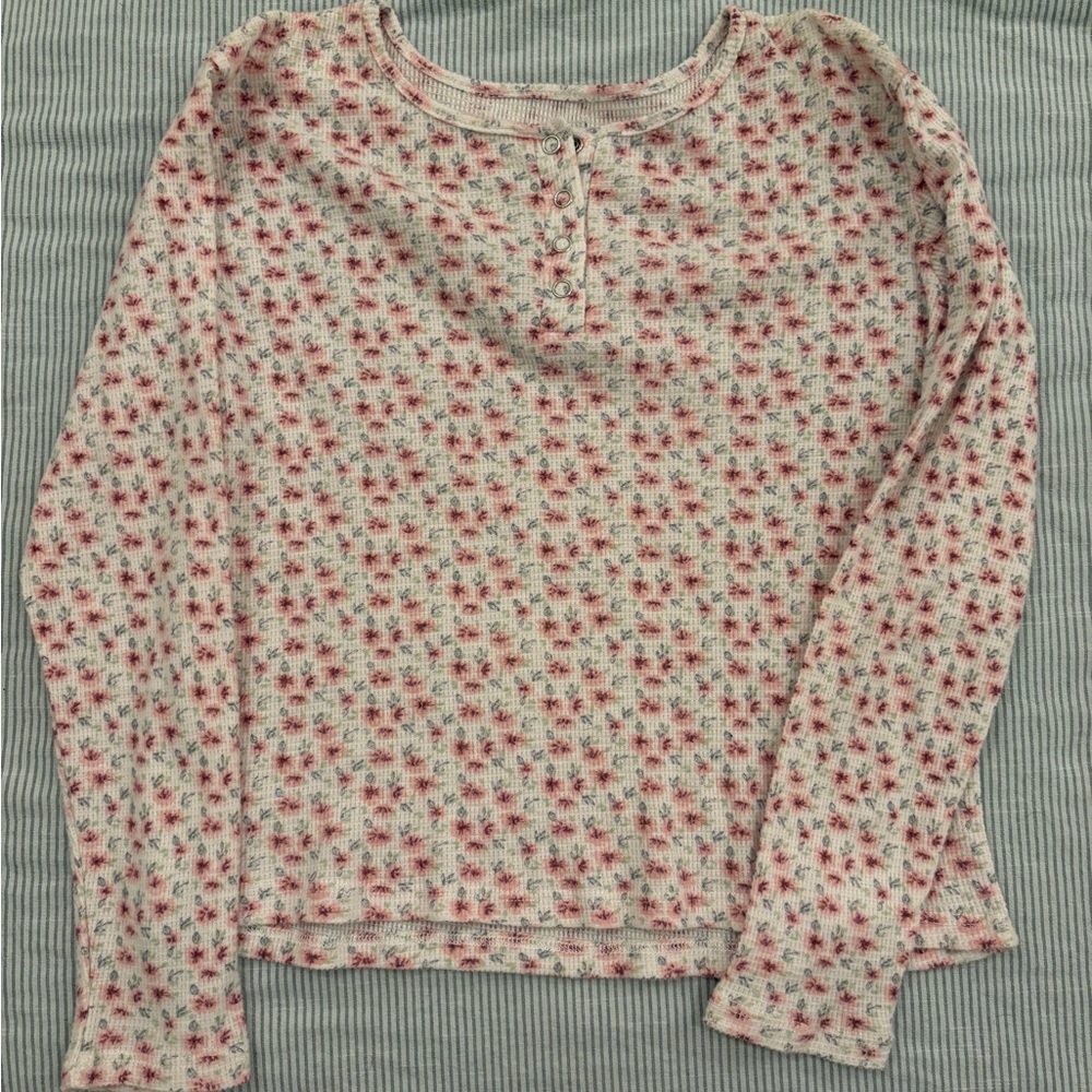 Vintage Floral Long Sleeve Top